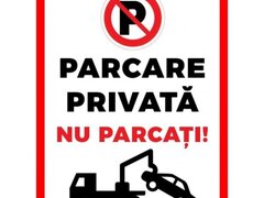 Placute de interzicere parcare privata nu parcati